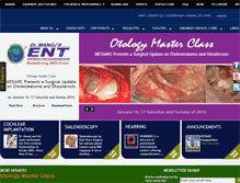 Tablet Screenshot of drmanojsent.com